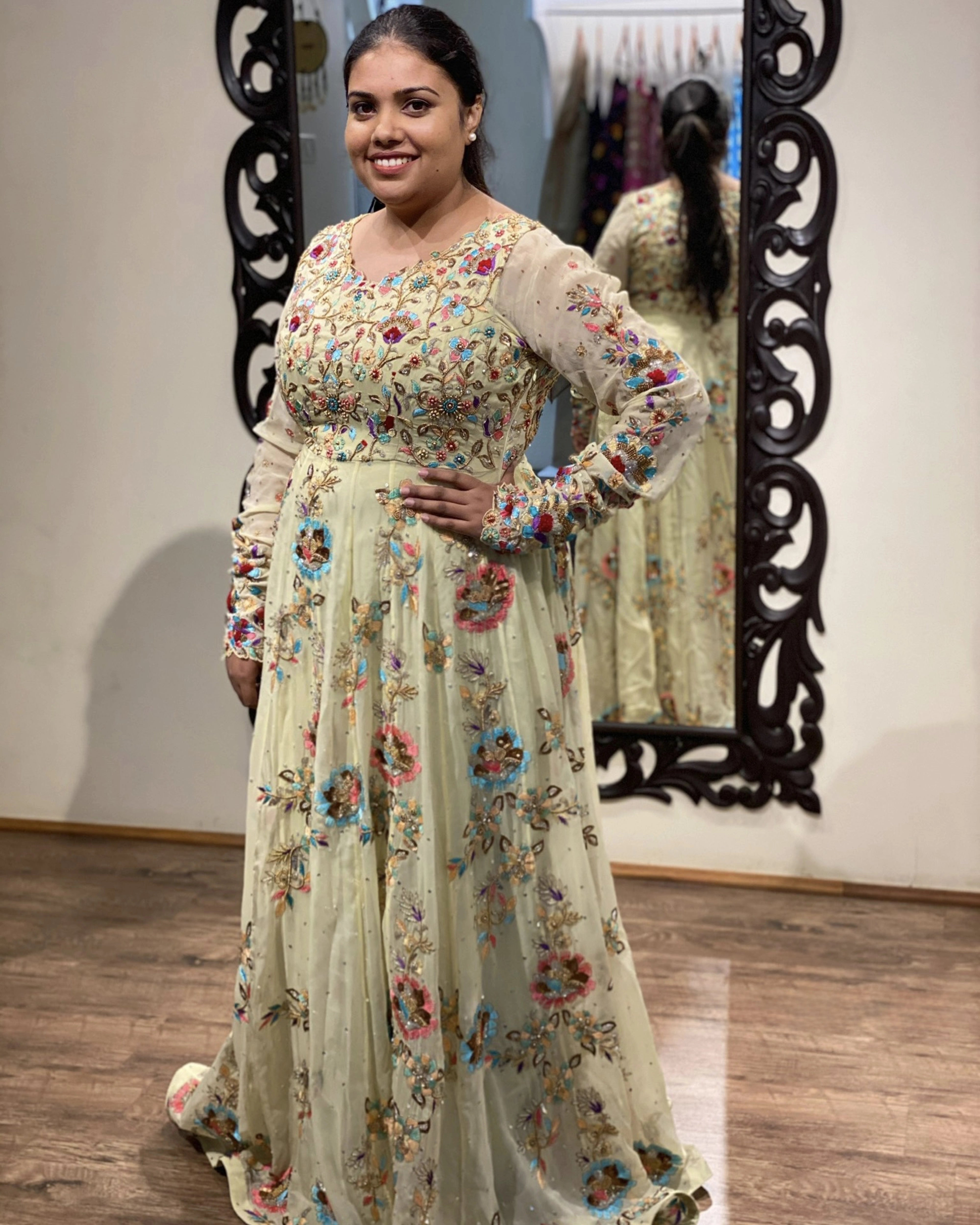 Dr Nishitha - Bridesmaid Gown (Chennai)